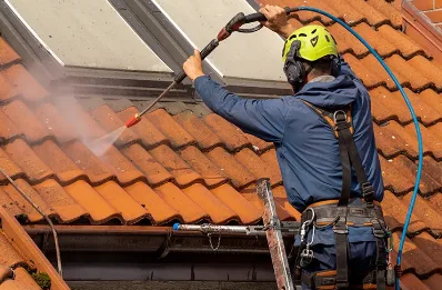 Démoussage et hydrofuge de toiture à Bernesq